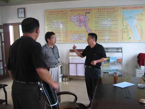 水利部水规总院赵学民博士到黄家港站考察