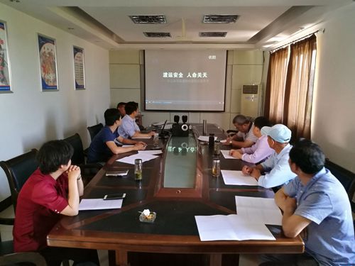 水文下游局认真做好汛期分局测站职工安全生产